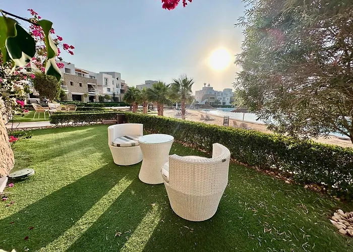 Comfortable 3br In Swan I El Gouna Ground Floor, Garden, Terrace & Lagoon Access Hurghada
