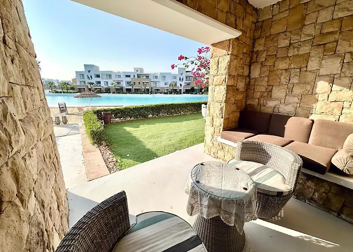 Apartment Comfortable 3br In Swan I El Gouna Ground Floor, Garden, Terrace & Lagoon Access