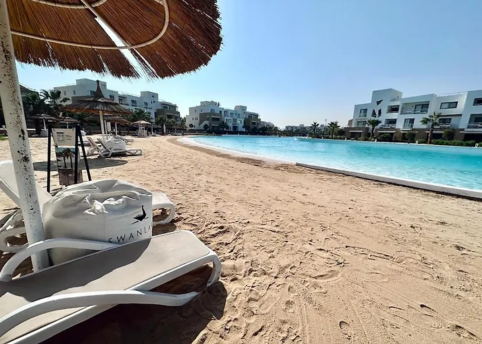Apartment Comfortable 3br In Swan I El Gouna Ground Floor, Garden, Terrace & Lagoon Access Hurghada